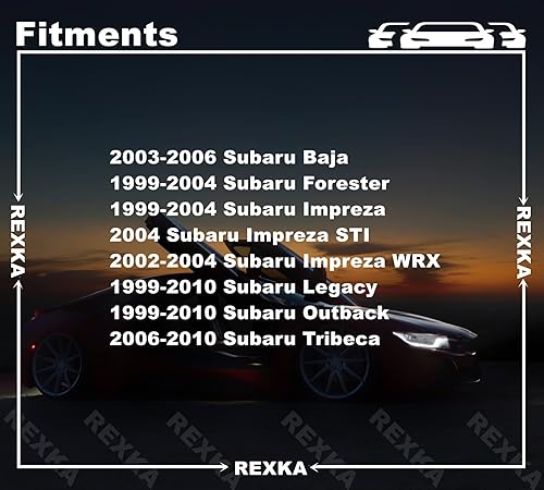 Miniatura 4 de Rexka Retenedor de aislamiento de capó para Subaru 90913-0074 Baja, Forester, Impreza, Legacy, Outback y Tribeca 2011 - 1998 (paquete de 25)