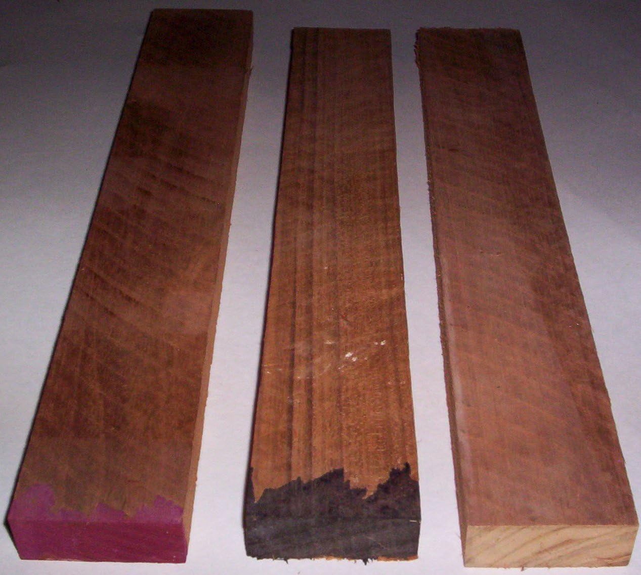 Teak Wood Boards. Exotic lumber from Thailand. Each board is about 7/8 inch x 2.25 inches x 14 inches