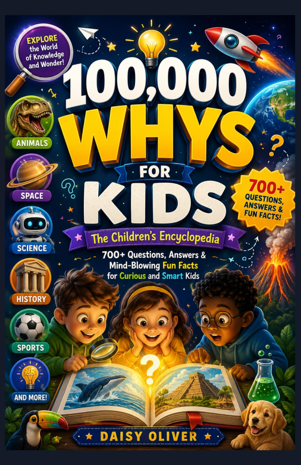 100,000 WHYS FOR KIDS: The Children's Encyclopedia - 700+ Questions, Answers & Mind-Blowing Fun Facts for Curious and Smart Kids