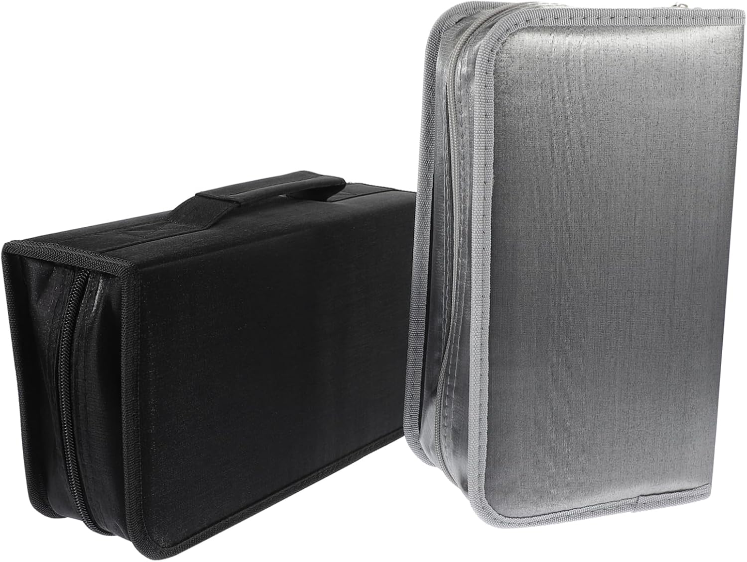 2pcs Portable Cd Storage Bag Large Capacity Disc Holder for and Dvds and Lightweight Case for Travel and Organization