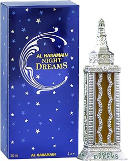 Al Haramain Night Dreams for Unisex - Arabian Perfume for Women and Men - Long Lasting Fragrance - Arabic Perfume - Eau De Parfum - 1 oz EDP Spray