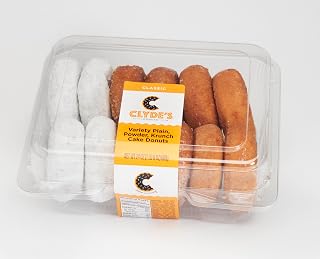Variety Plain, Powder, Krunch Cake Donuts 12ct