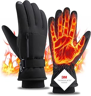 バイク グローブ 冬【3Mシンサレート・裏起毛で高い保温性能・弾く撥水力】手袋 防寒 防水 スマホ対応 保温 厚手 滑り止め 暖かい 自転車 紛失防止結び 男女兼用