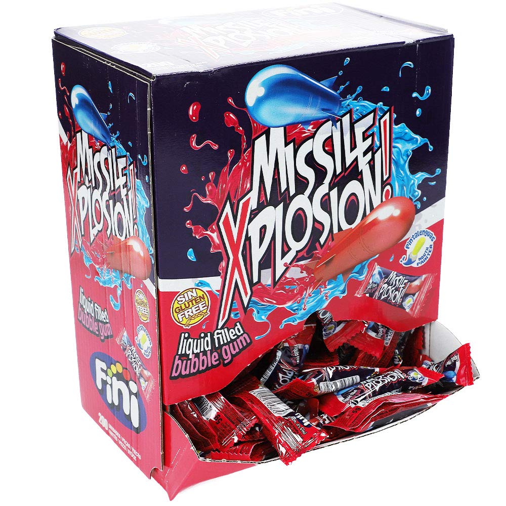 Missile XPLOSION! Liquid Filled Bubble Gum 200 PCS