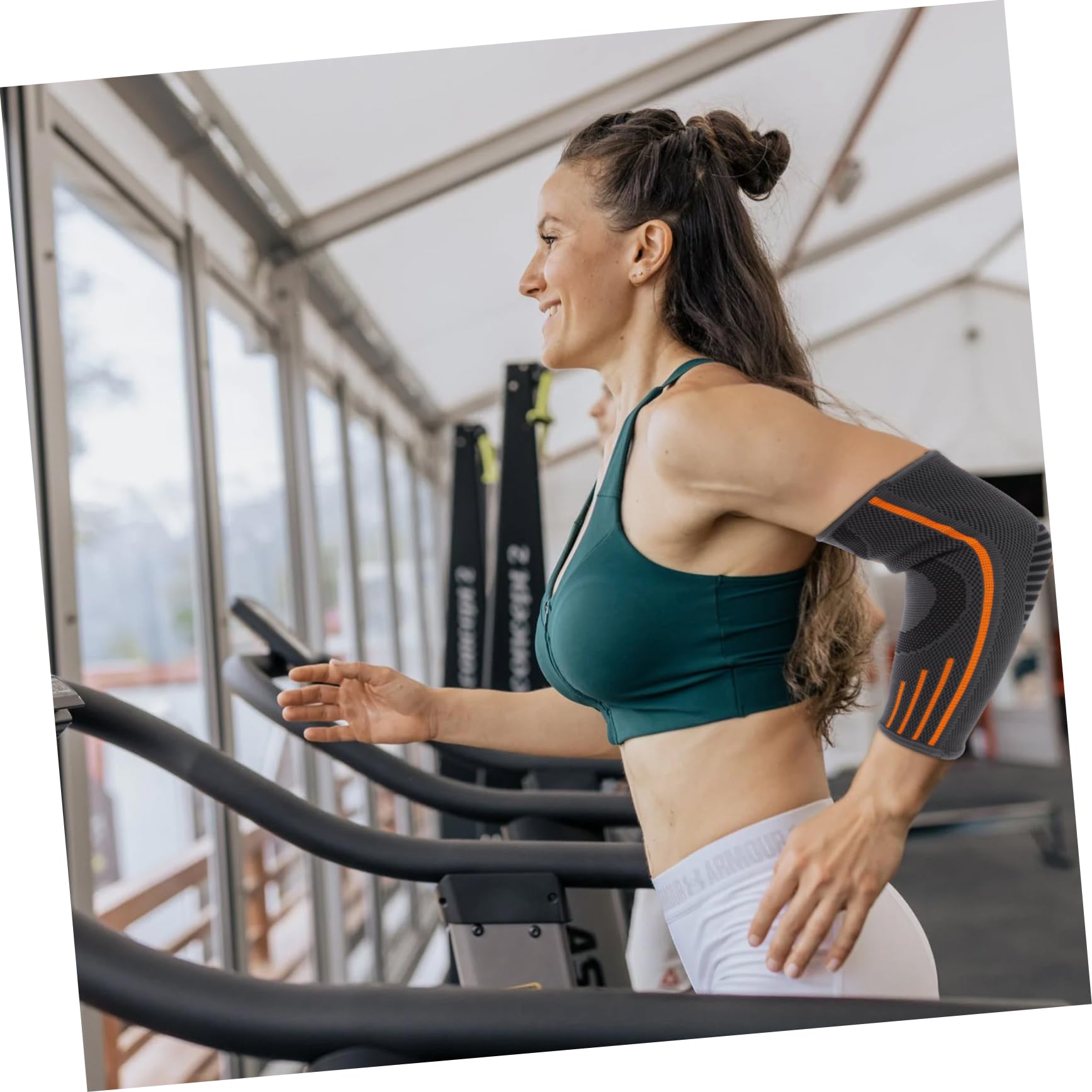 GRIRIW High Performance Elbow Guard Sleeve for Basketball Volleyball and Sports Breathable Arm Protector for Easy to Wash and Durable