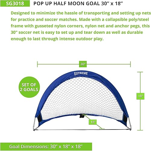 Miniatura 2 de Champion Fútbol Pop Up Goal 30'(Par) portátil (sg3018)