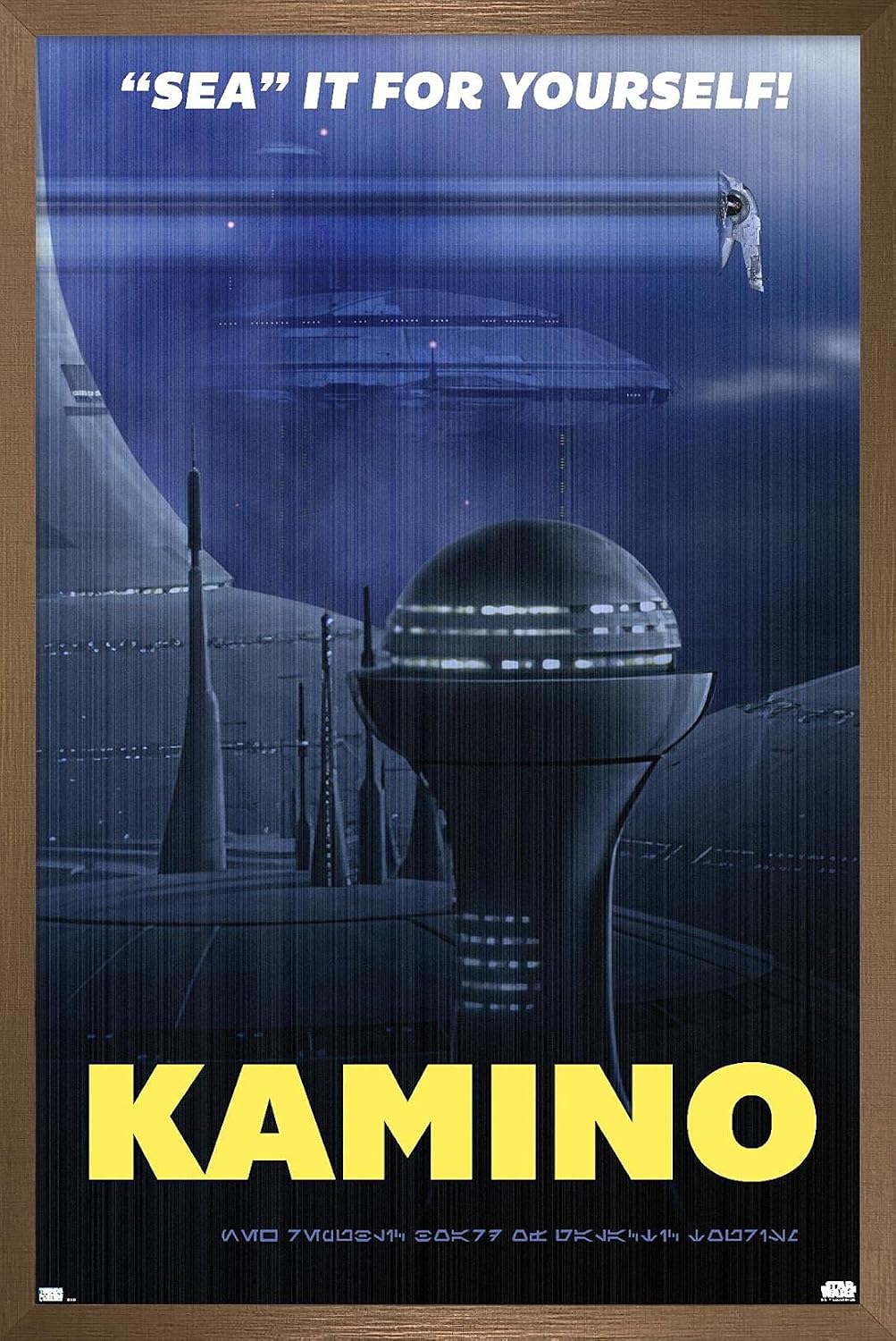 Trends International Star Wars: Kamino - Sea It by Russell Walks Wall Poster, 34L x 22.4W, Premium Unframed Version