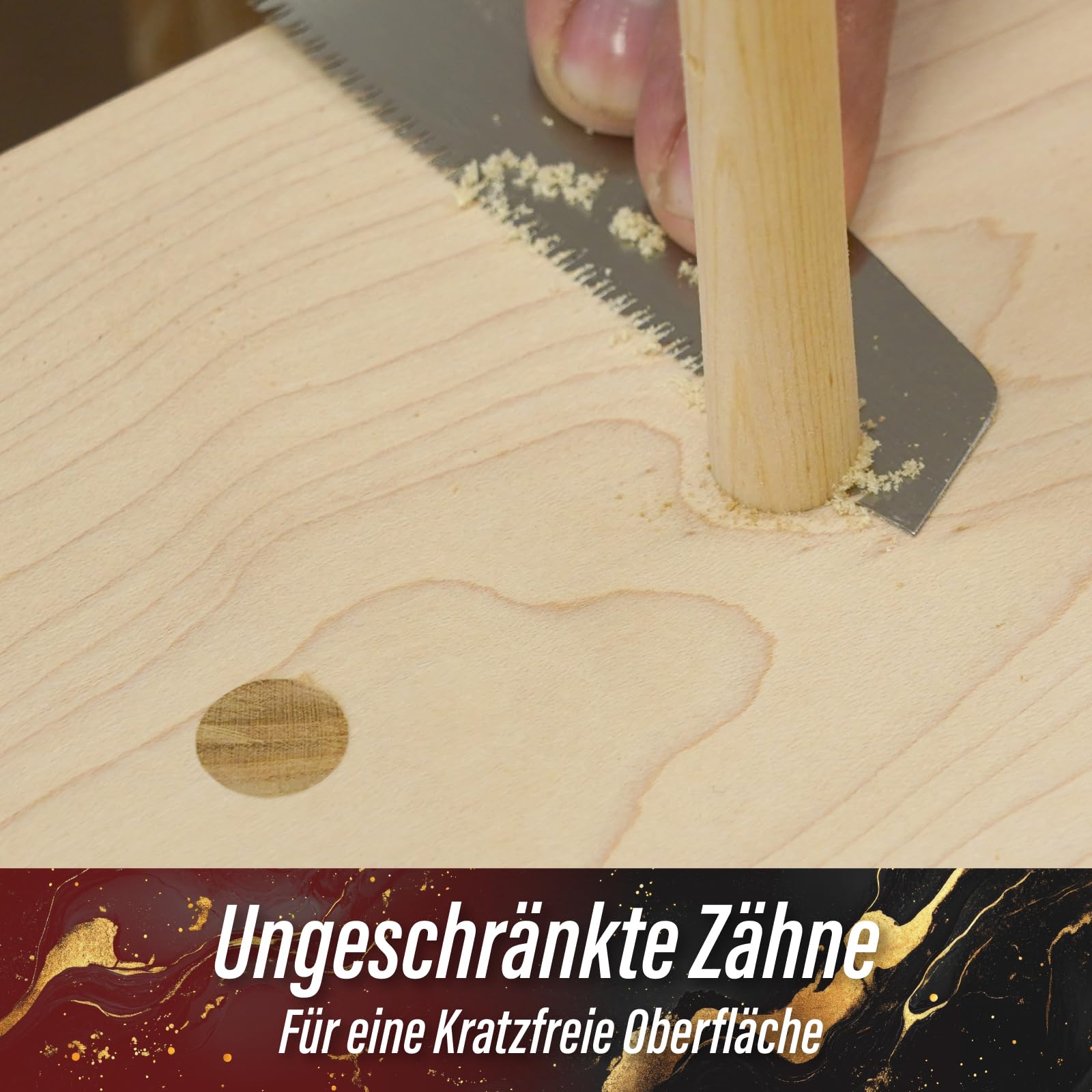 SUIZAN Kleine Handsäge 120mm Blatt für Bündigschnitt - Kompakte Japanische Zugsäge Einseitig Gezahnt Dübelsäge Werkzeug für Holzbearbeitung