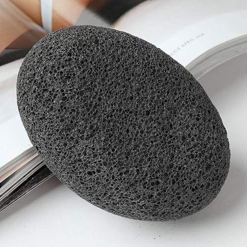 Miniatura 4 de 2 piezas de piedra pómez natural para pies, herramientas de pedicura de lava Borogo, removedor de callos de piel dura para pies y manos, elimina la