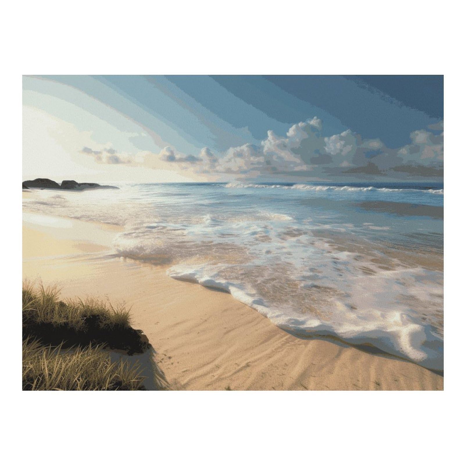 Serene Coastal Tapis de nourriture pour chat – Tapis d'alimentation antidérapant pour chien facile à nettoyer pour la nourriture et l'eau, tapis de gamelle pour chien et chat, 61 x 81,3 cm
