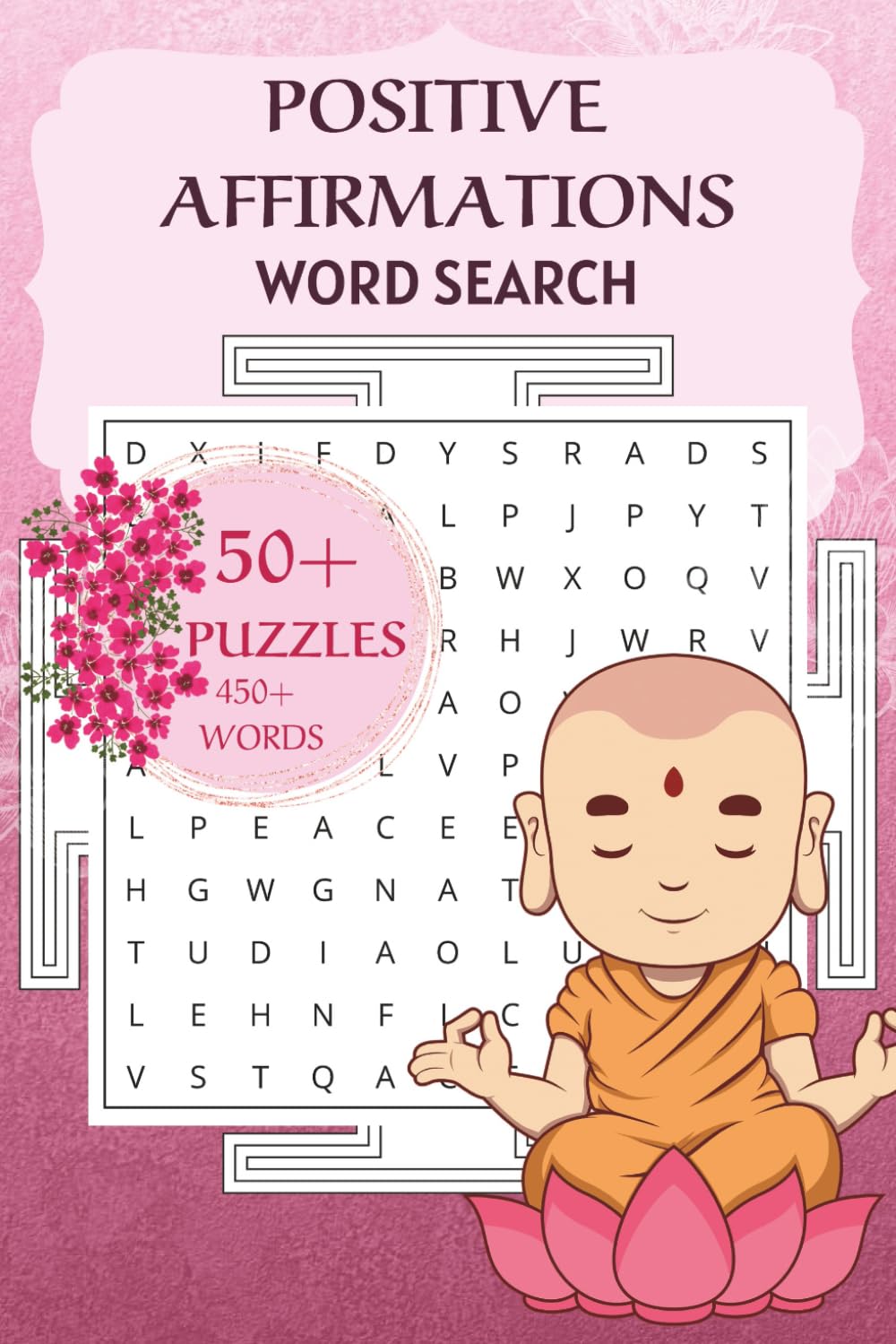 Positive Affirmations Word Search: Relaxing Large Print Puzzles for Mindful Wellness, Self-Care, and Inner Peace | 6x9 inches, 50+ Puzzles