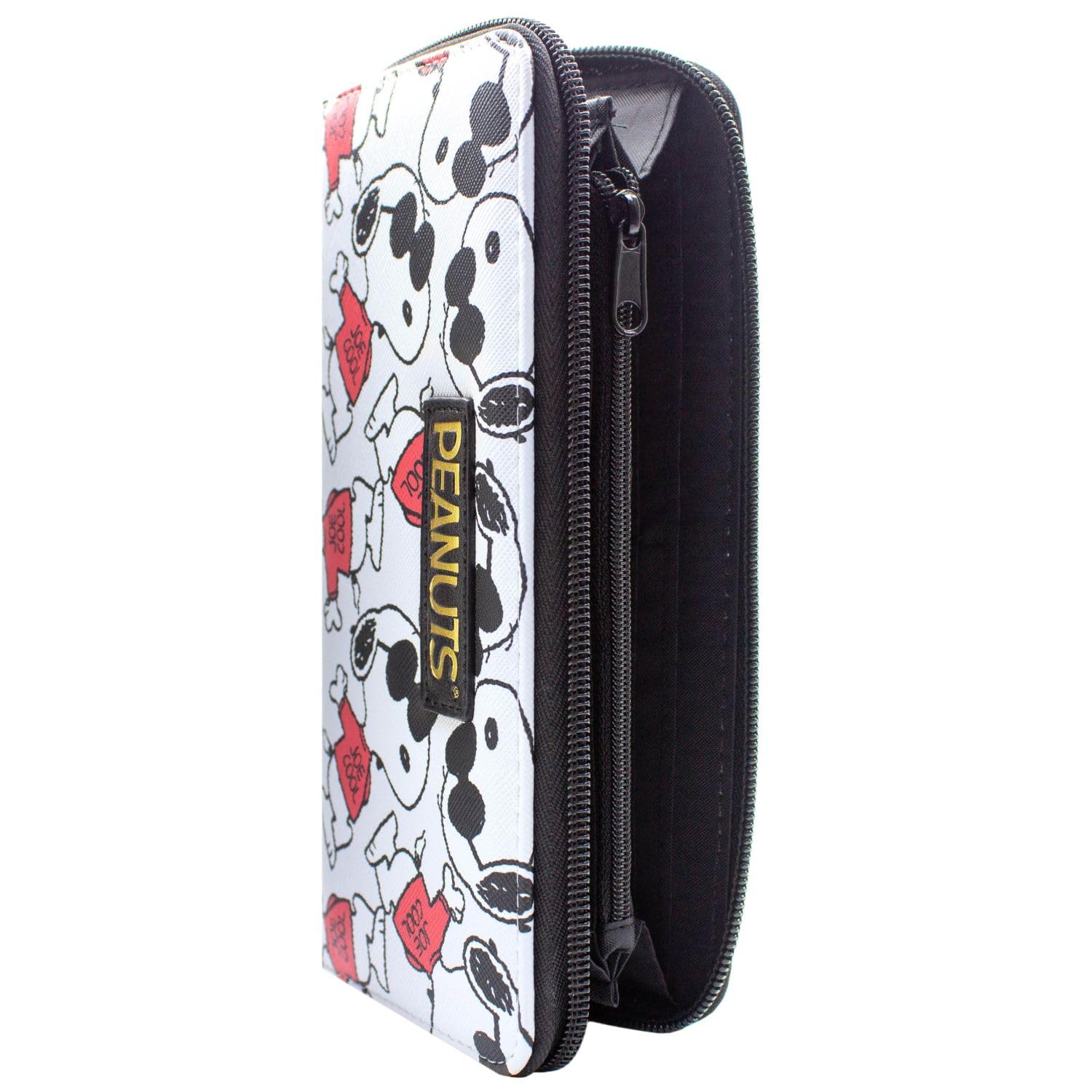 Joe Cool Peanuts Snoopy Charlie Brown Cartera Clutch Bolsillo para Monedas & Tarjetero, Blanco