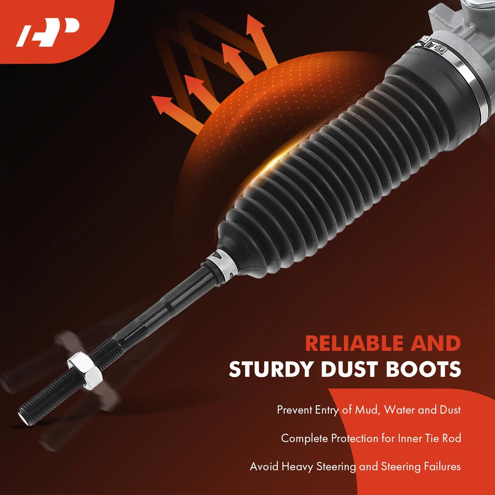 Steering Rack Tie Rod Boot Bellow (240Z 260Z 280Z 280ZX - Foto 4