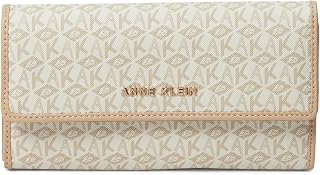AK Cube Logo Flap Wallet Oatmilk/White/Oatmilk One Size