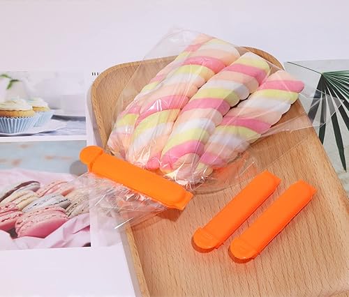 Miniatura 6 de PENTA ANGEL Clips de sellado de bolsas, 20 piezas reutilizables de plástico coloridos, pinzas para bolsas de pan para el hogar, cocina, alimentos,