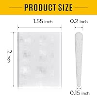 Vista 2 de Zonon 16 piezas de sello de esquina de puerta, burletes para marco de puerta exterior, tapones adhesivos para esquinas para burletes y protección