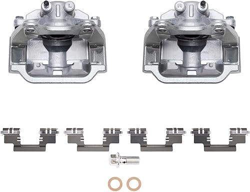 Miniatura 5 de Detroit Axle - Kit de freno trasero para Chevy GMC Suburban Silverado Sierra Yukon XL 1500 Tahoe Escalade 2007-2013 Rotores de freno de disco de