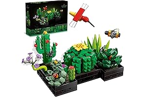 Succulents Flowers Botanical Collection Building Sets for Adults - The Best Ideas Gifts for Flower-Lovers