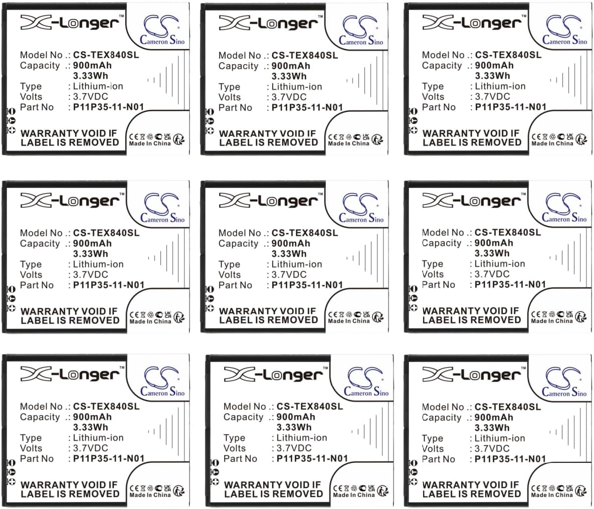 Battery for Te-xas Ins-truments TI-84 Plus CE Select TI-Nspire CX TI-Nspire CX CAS TI-84 CE TI Nspire CX TI Nspire CX CAS Graphing (9PCS)