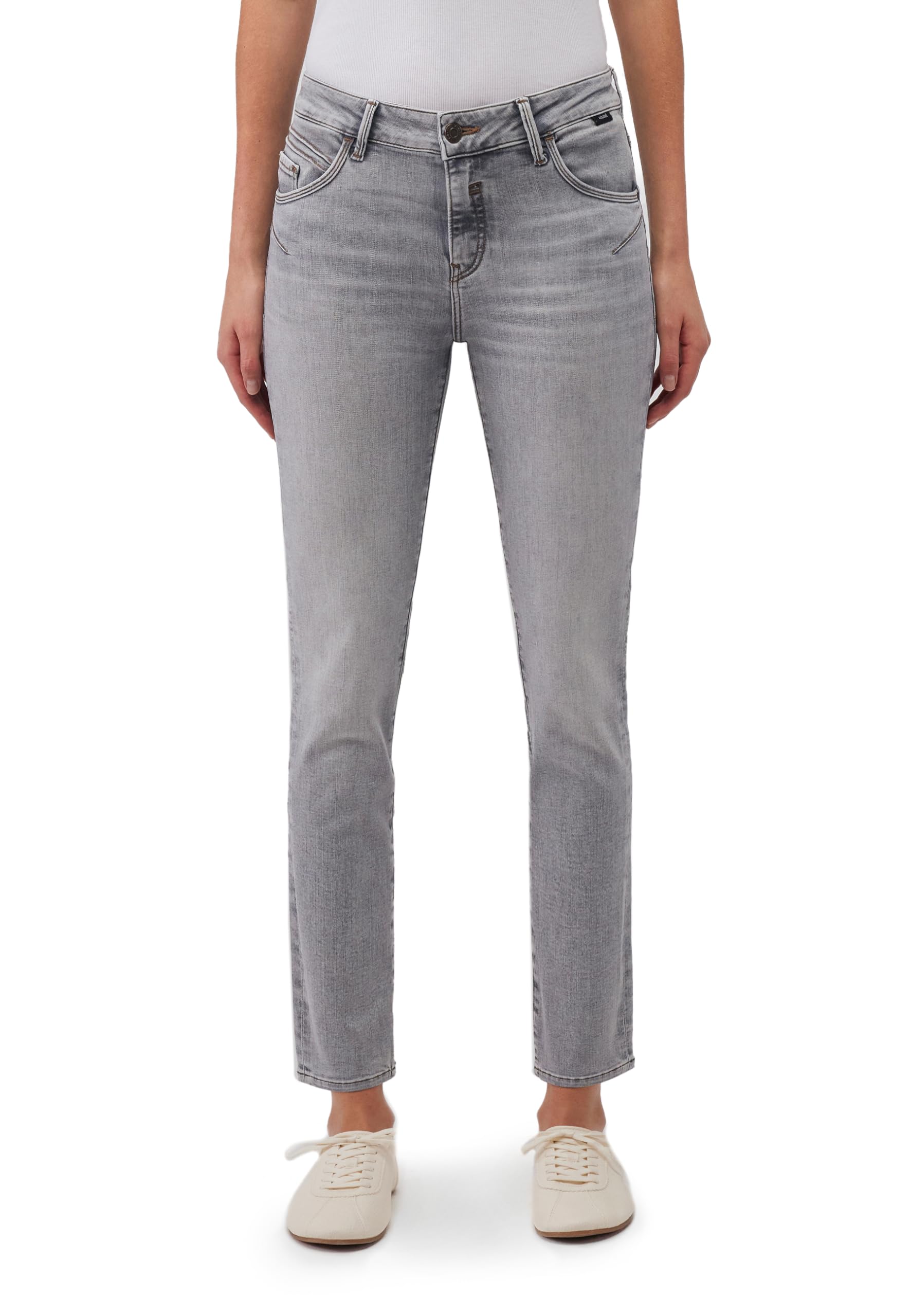 Mavi Women's Grey Brushed Glam Sophie Jeans, 30W X 32L