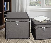 Vista 3 de Screen Gems Caja de almacenamiento, grande, marrón