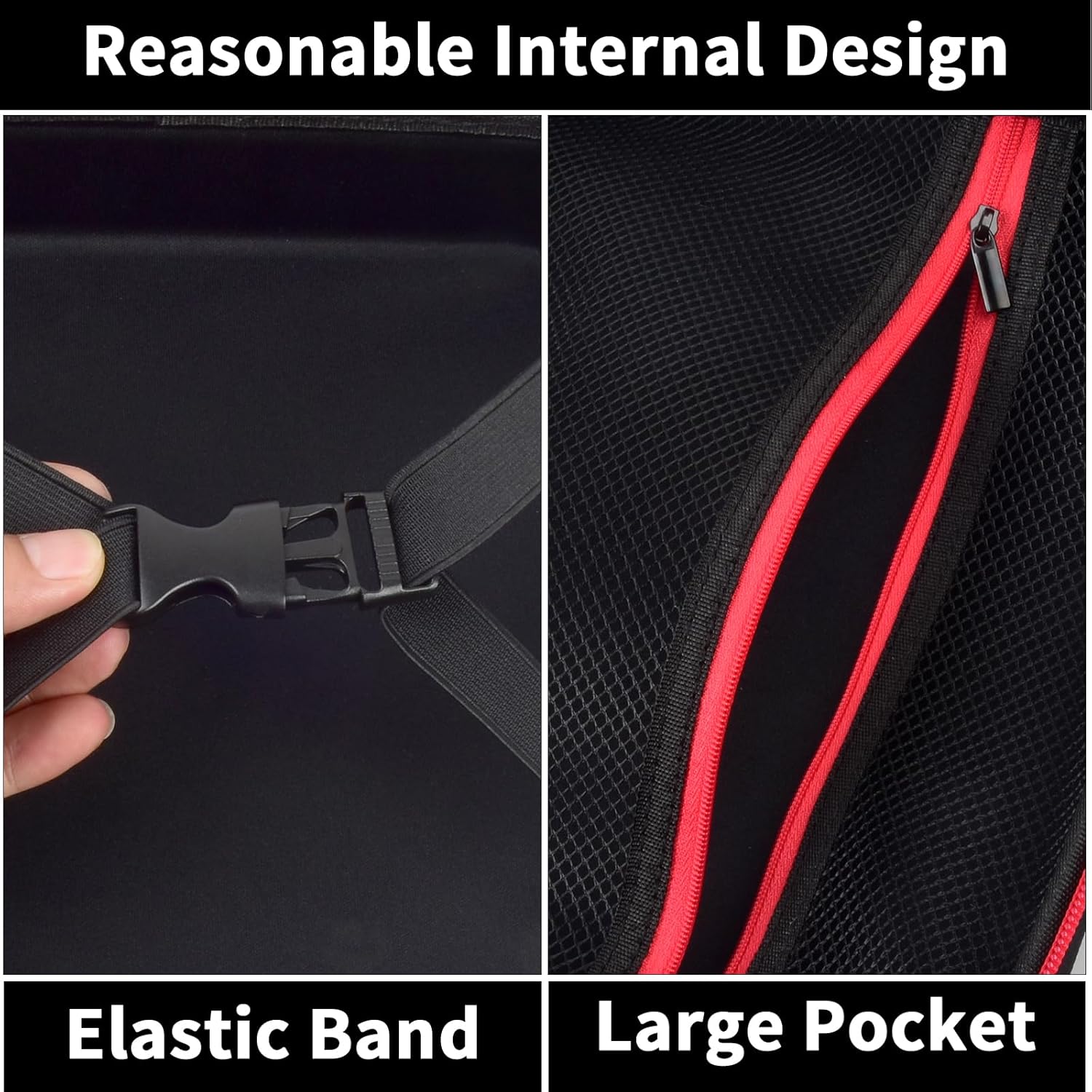 Tool Case for CRAFTSMAN V20 Cordless Tire Inflator Portable Air Compressor Pump, Digital Gauge & Bare Holder, CMCE521B Battery Powered Ball/Bicycle/Vehicle High-Pressure Pump Bag -Box Only - Image 5