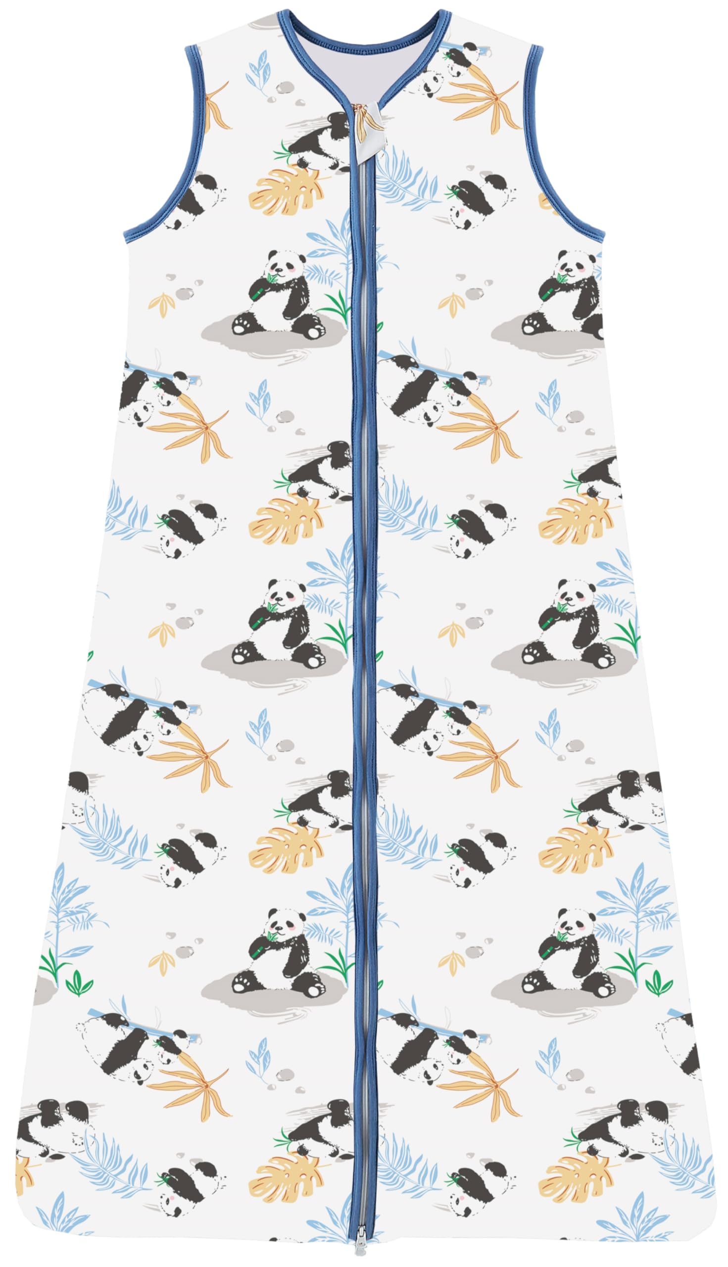 Chilsuessy Baby Sleeping Bag Toddler Sleeping Bag 2.5 tog 100% Cotton Nursery Bedding Kids Wearable Blanket Sleeping Sack for Infant Boys Girls, Cute Panda, 90cm/1-2 Years — image 1