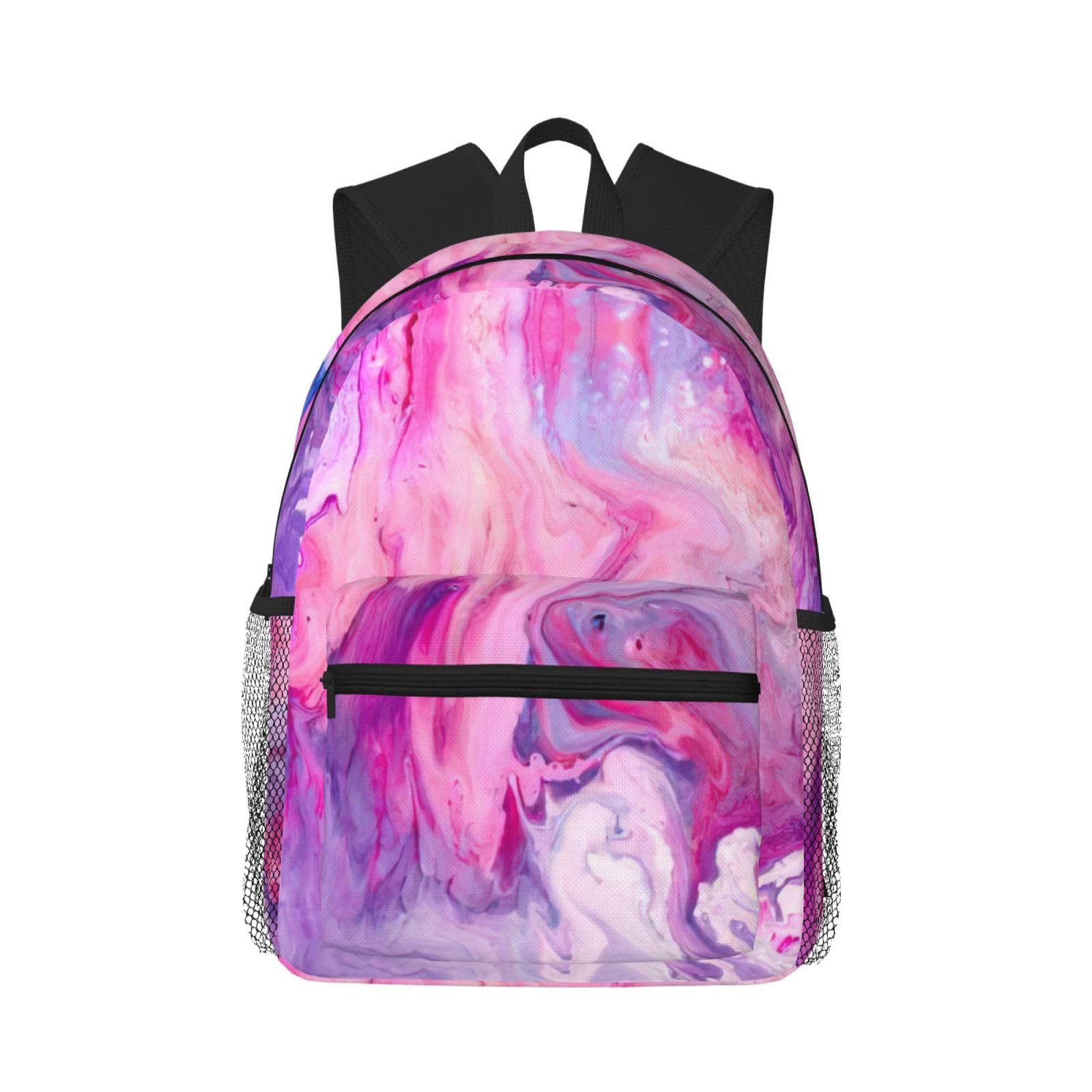 Sac à dos portable marbre violet pour protéger votre ordinateur - 8