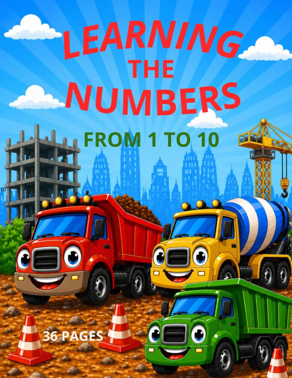 Learning the numbers/from 1 to 10: Trace,Write and Color/Learn Numbers from 1 to 10/Activity Book for Kids Ages 3-6
