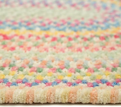Miniatura 3 de Capel Rugs Baby Breath - Alfombra ovalada trenzada de 2 x 3 pulgadas (natural)