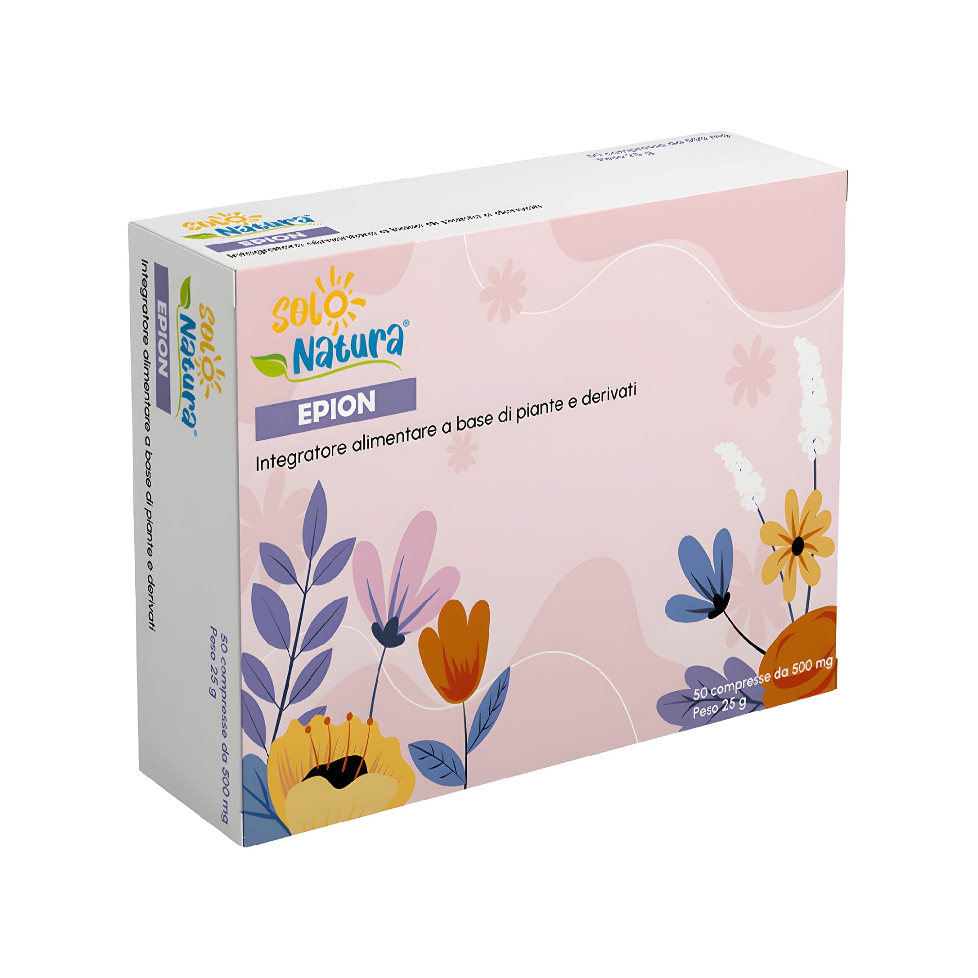 Solo Natura EPION – Supporto Antistaminico Naturale con Uova di Coturnice e Quercetina, Sollievo per Sensibilità a Pollini e Agenti Esterni, 50 Compresse da 500 mg