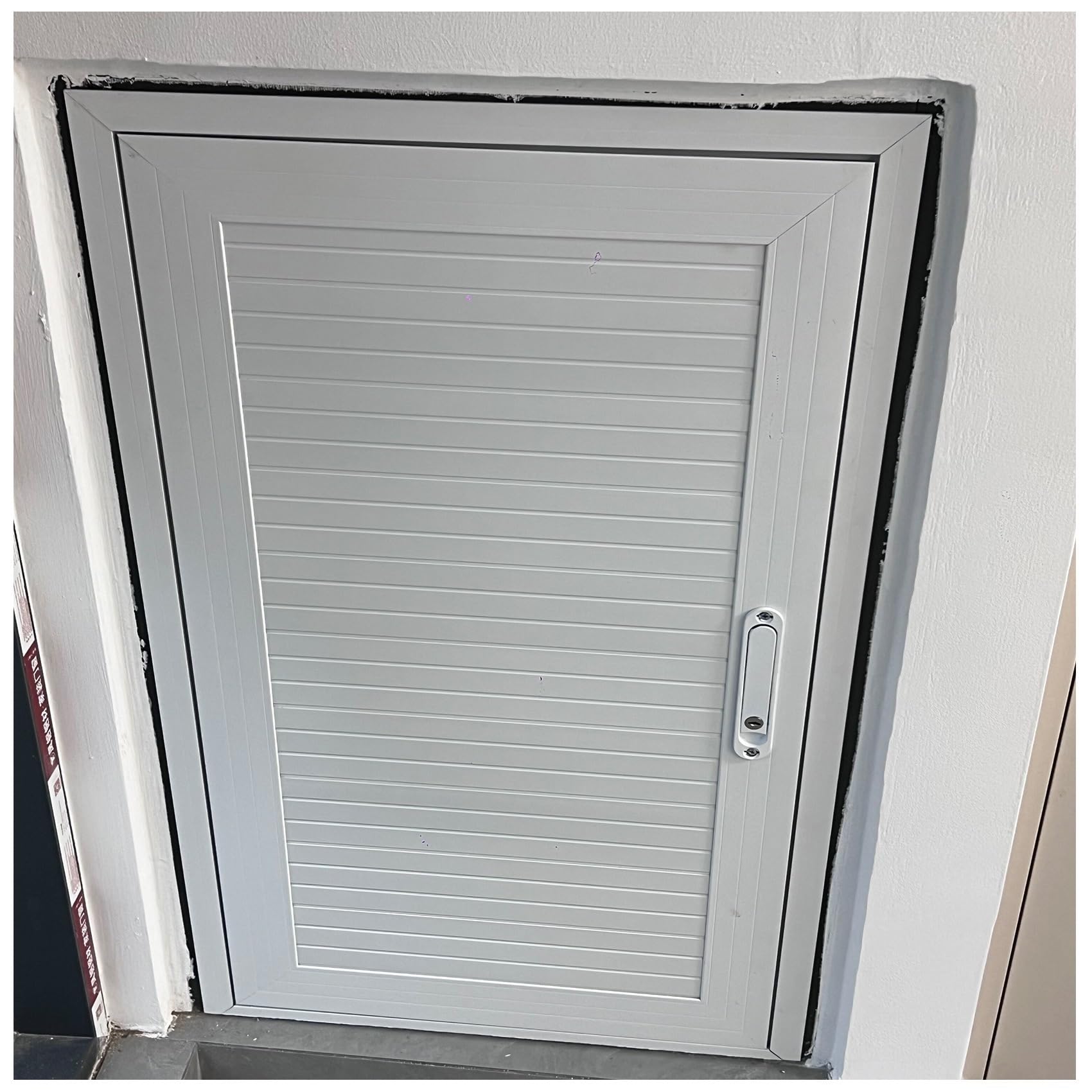 Trappe de Visite Métal, Trappe d'Accès pour Climatisation et Maintenance | Porte d'Accès Dissimulée pour Armoire Extérieure, Garage Électrique Domestique Rabat de Révision(Blanc,45x80cm/18x31in)