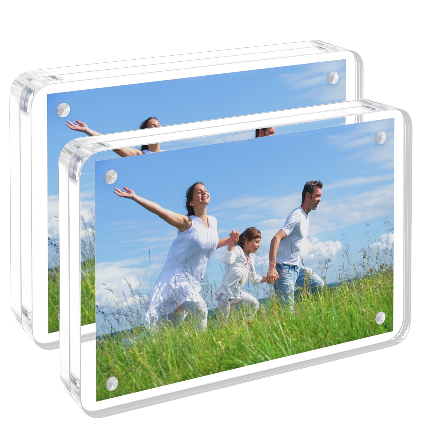 Cornice per foto Instax in acrilico, espositore magnetico Polaroid