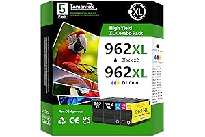 Compatible 962 Ink Cartridges 5-Pack for HP 9010 9014 9016 9018 Printer