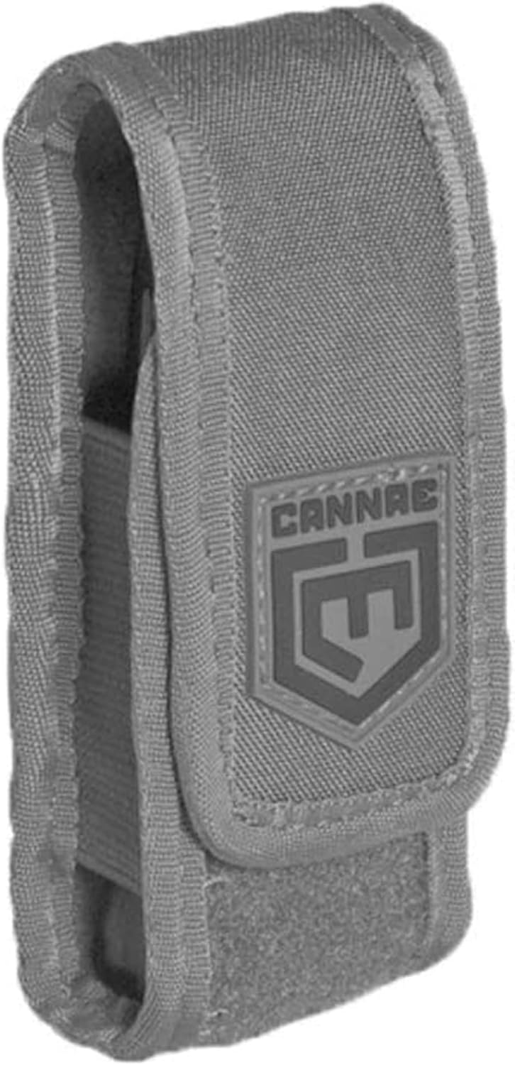 Cannae Pro Gear Crumina 3 Inch Utility Tool Storage Pouch with Strap, Dark Gray