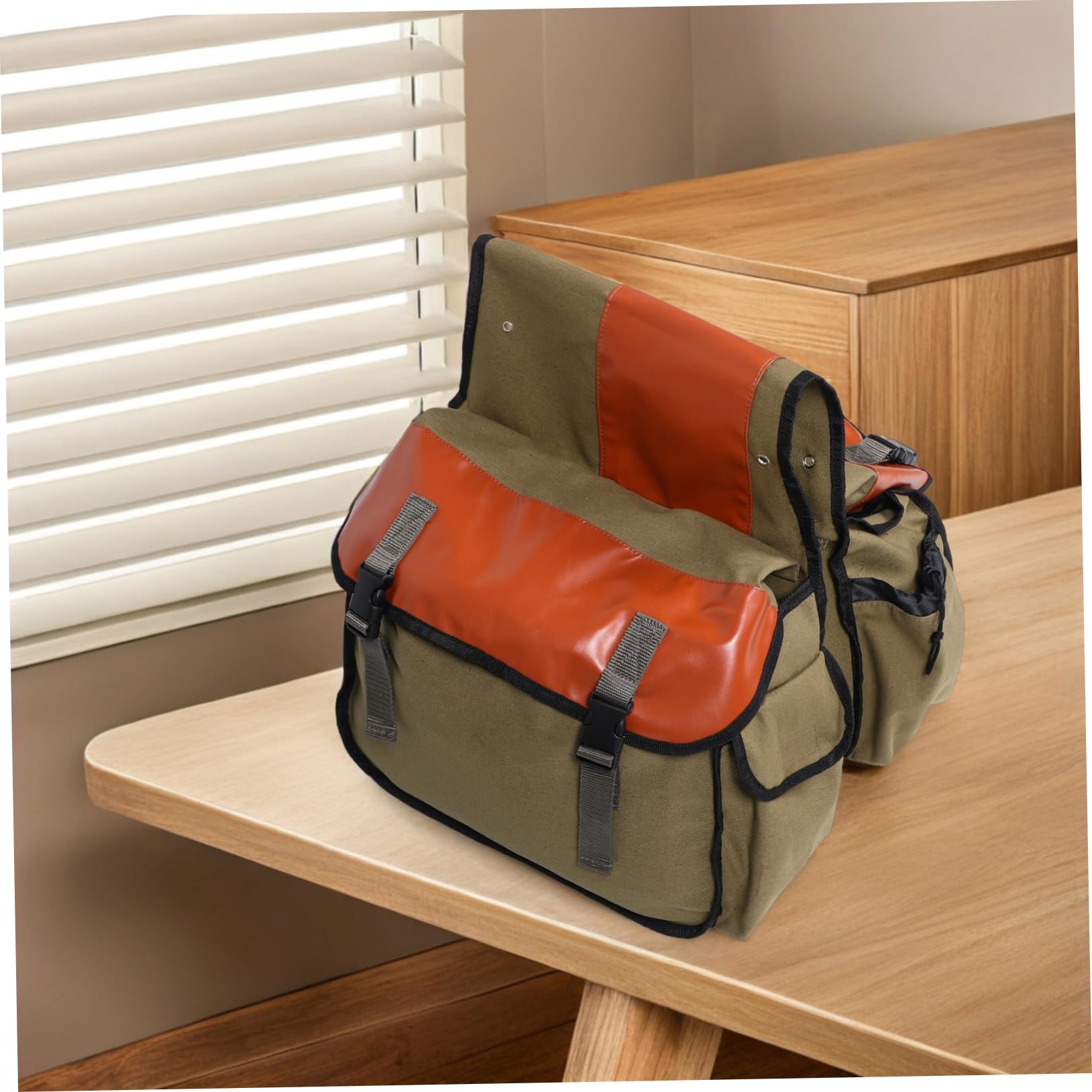 Borsa Sella Espandibile Per e Bicicletta Accessorio Per Viaggi e Avventure Outdoor Con Design Protettivo e Materiale Tela Resistente