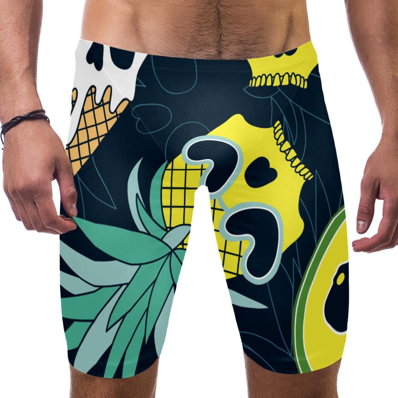 Jammers de natación para hombre HUI JIN SHOP bañador multicolor L 7