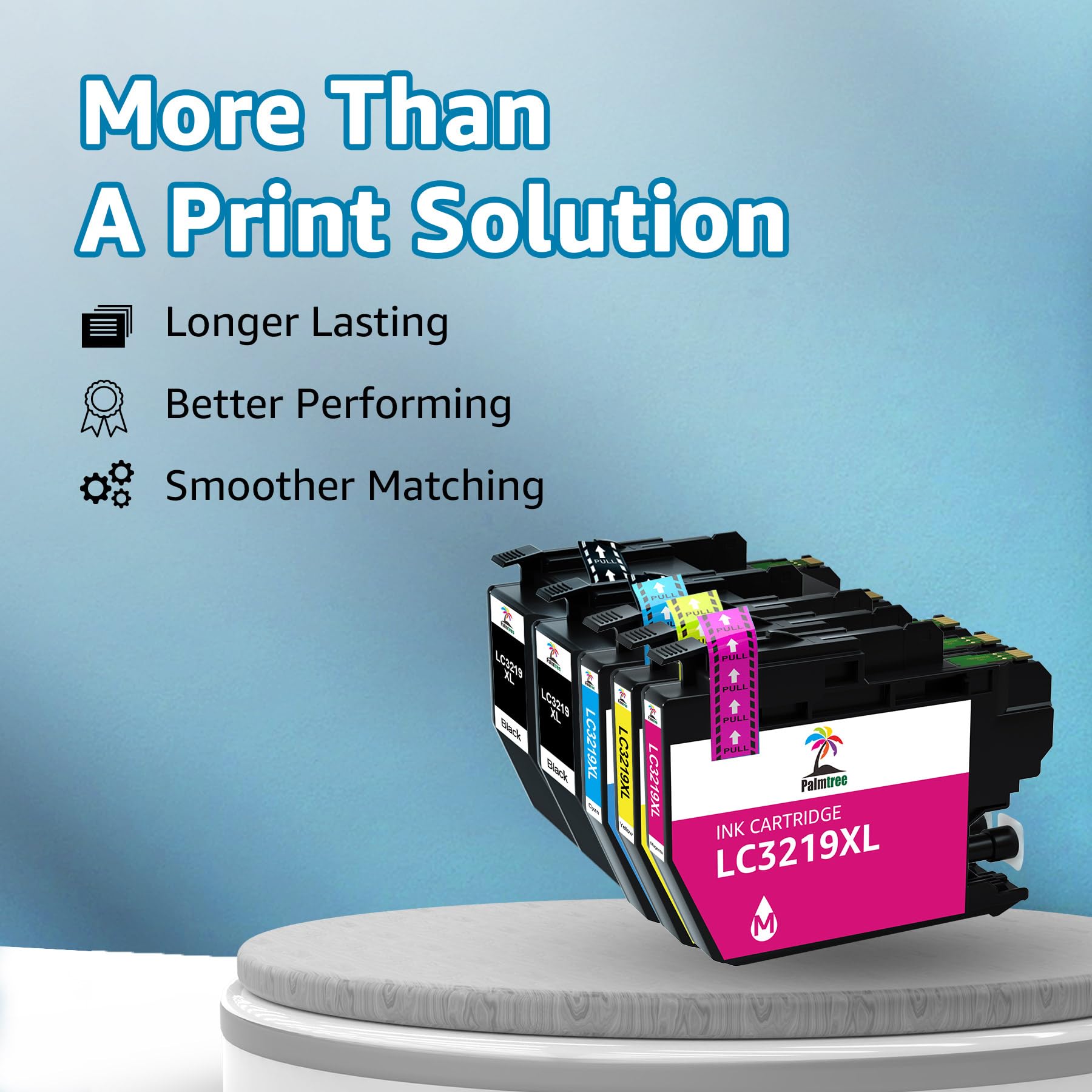 Palmtree LC3219XL Cartucce Compatibili per Brother LC-3219XL LC3219XL LC3217 Sostituzione per Brother MFC-J5330DW MFC-J6530DW MFC-J6930DW MFC-J5335DW MFC-J5730DW MFC-J5930DW MFC-J6935DW (5 Pack)