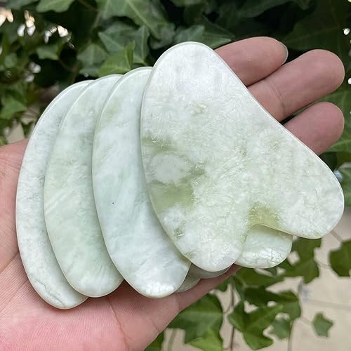 Miniatura 10 de Hslutiee Cristal curativo natural Gua Sha raspado herramienta de masaje para terapia de acupuntura acupoint tratamiento punto de gatillo todo el