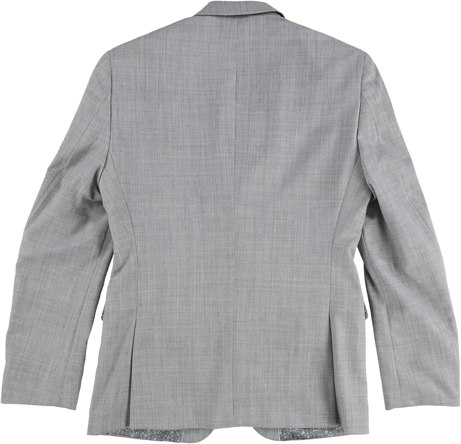 bar III Mens Heathered Two Button Blazer Jacket, Grey, 42 Long