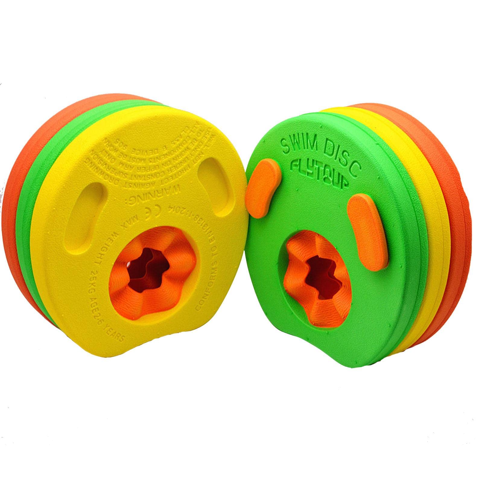 Manguitos De Natación para Niños, 6PCS Piscina Discos Flotantes, Flotadores De Espuma para Niños, Anillo De Brazo De Natación para Entrenamiento, Flotador De Brazos para Niños