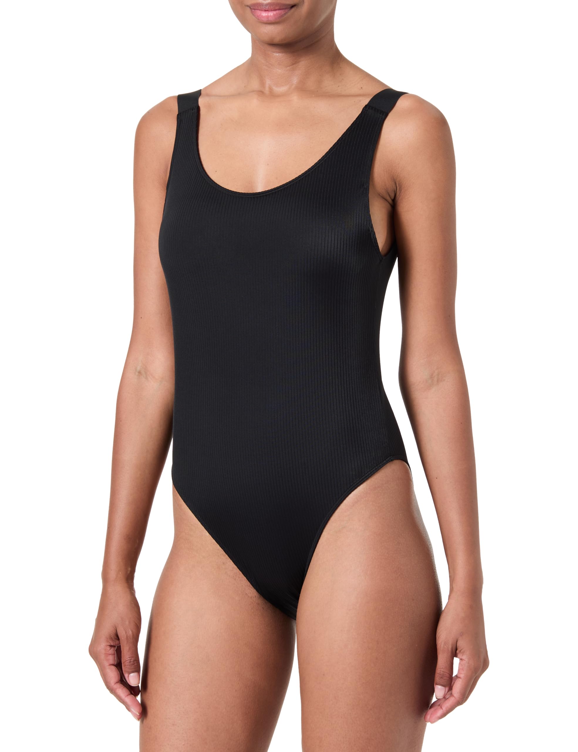 Calvin Klein Damen Badeanzug Scoop Back One Piece Herausnehmbare Polster