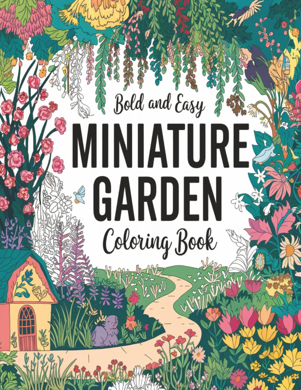 Intricate Tiny Garden Scenes for Relaxation, Stress Relief, and Creative Mindfulness
