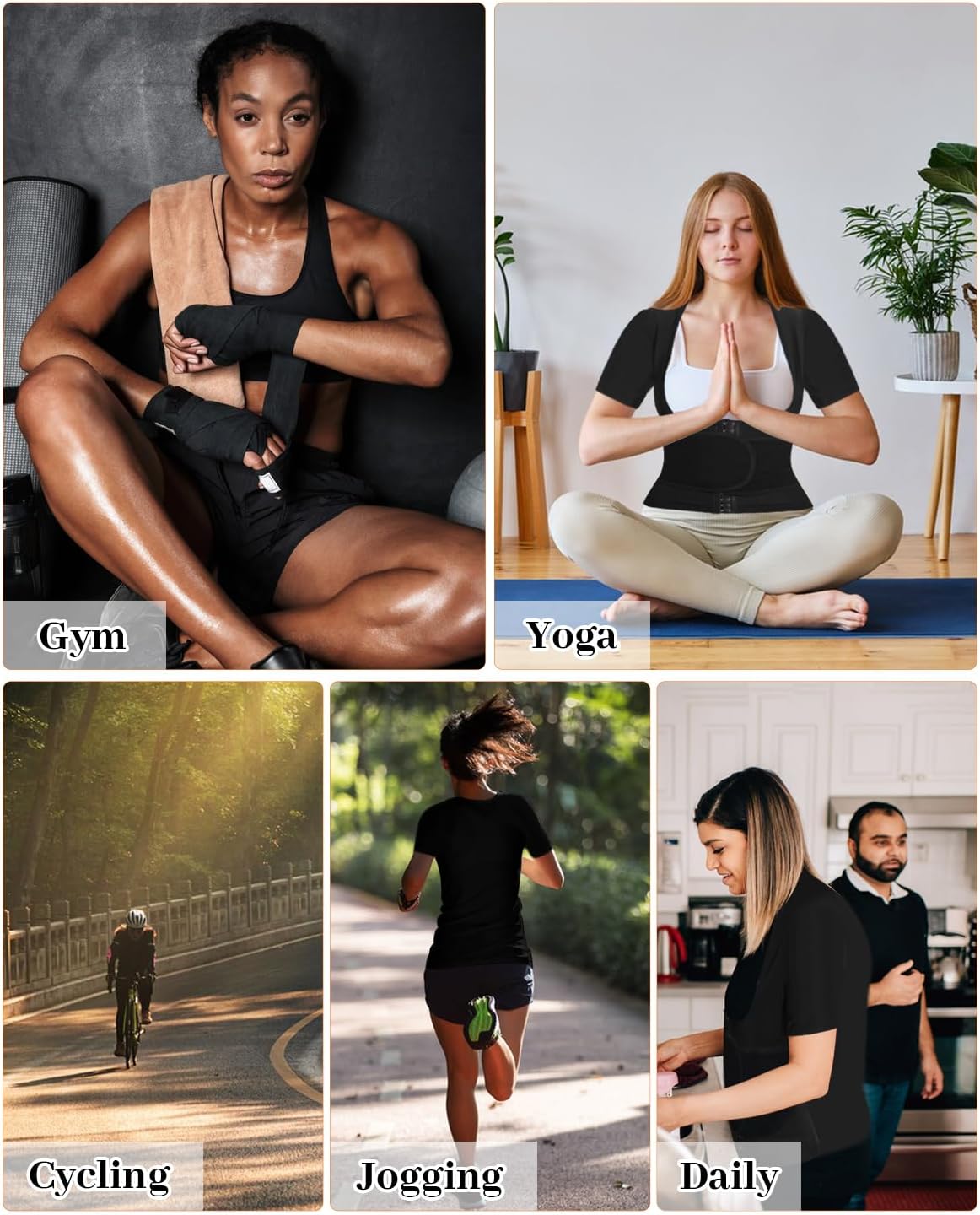 Sauna Suit for Women Slimming Shirt Sweat Vest Heat Trapping Tank Top Workout Shaperwear,Adjust Belt,Breathable Armpit - Image 5