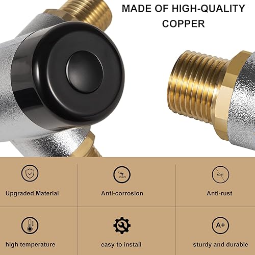 Miniatura 7 de Válvula mezcladora 90029 compatible con calentador de agua Atwood serie XT, para modelos de 10 galones G16EXT, GE16EXT, GEH16EXT, etc., reemplazo