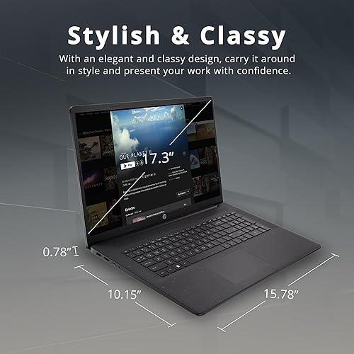 Miniatura 8 de HP Portátil empresarial HD+ de 17,3", Intel Core i5-1235U, 16 GB de RAM, SSD PCIe de 512 GB, gráficos Intel Iris Xe, teclado numérico, Wi-Fi,