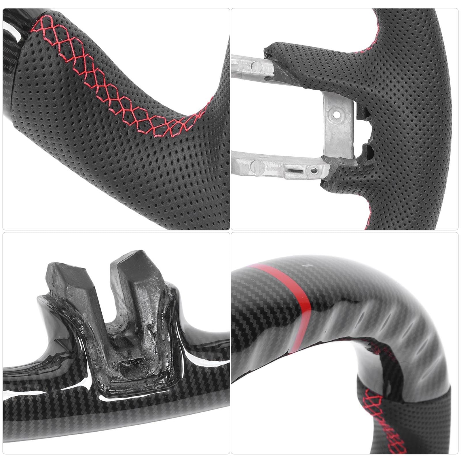 Tbest Hydro Dip Kierownica z Wzorem Carbon