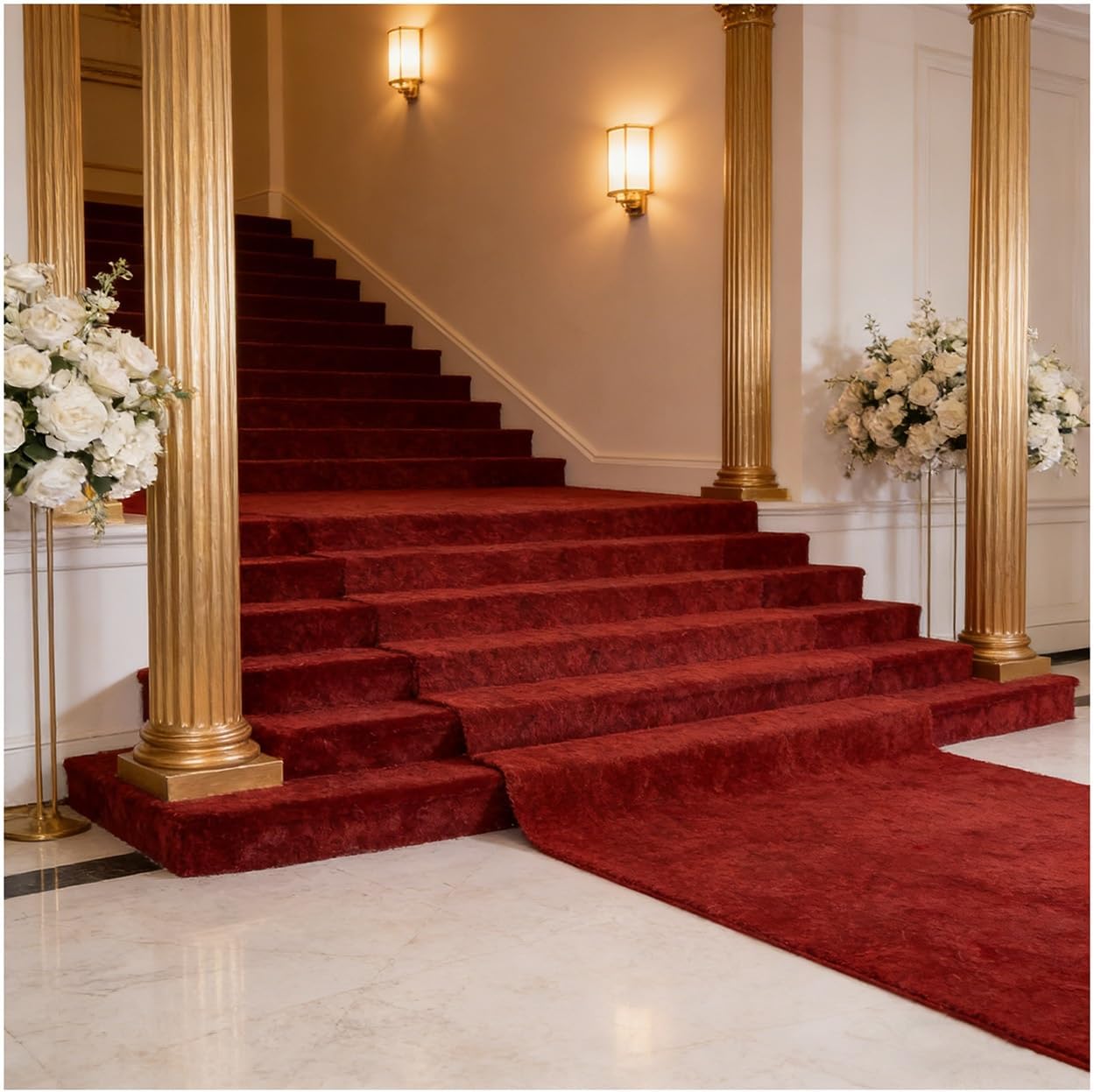 ZNQNDSR Red Carpet for Ceremony Aisle Runners Wedding Accessories for Theme Party Prom Decorations Party Movie Night(3.3x164ft)