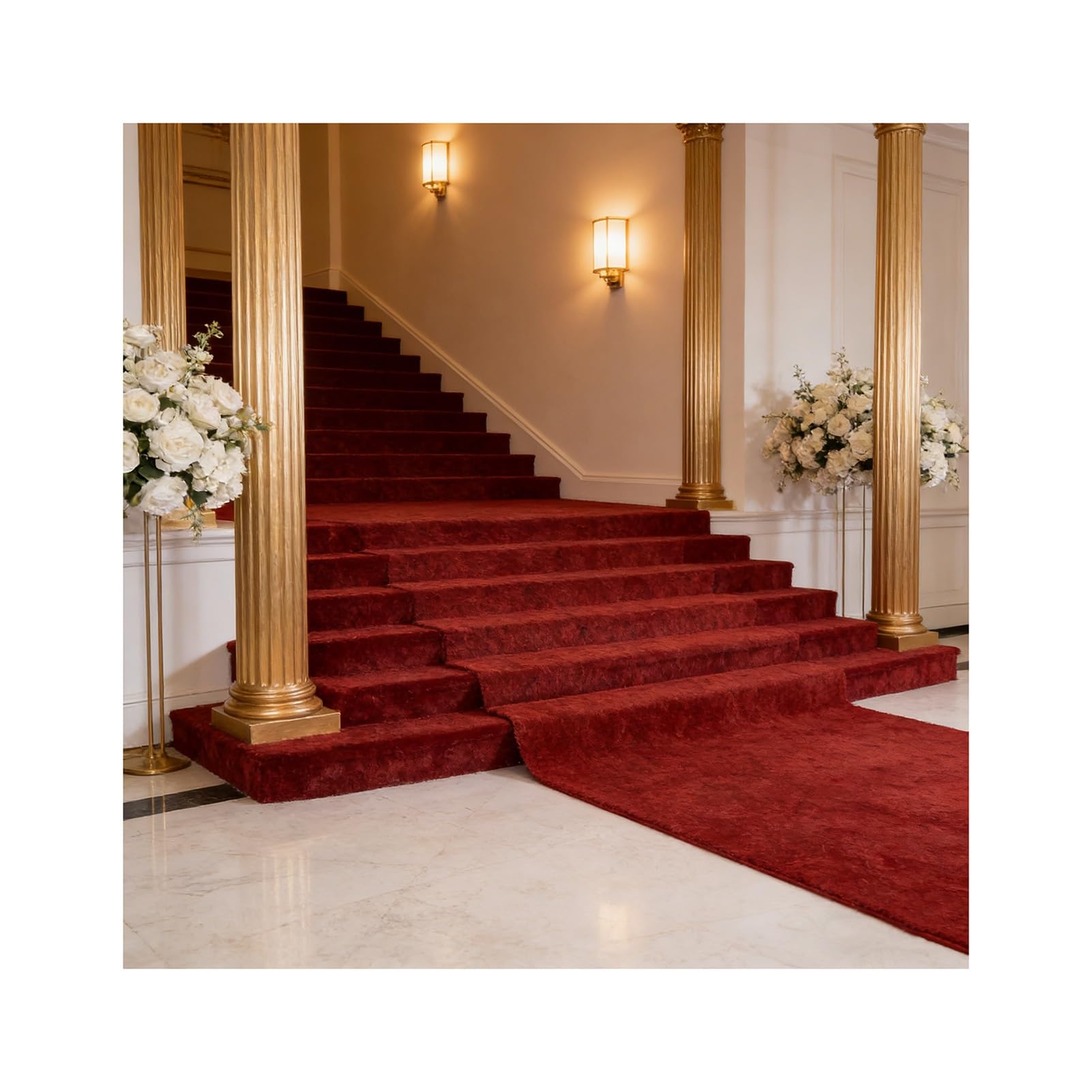ZNQNDSR Red Carpet for Ceremony Aisle Runners Wedding Accessories for Theme Party Prom Decorations Party Movie Night(3.3x164ft)
