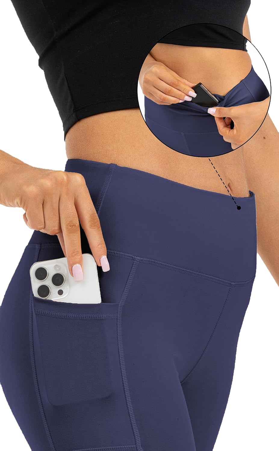 High Waisted Leggings for Women Tummy Control Yoga Pants Workout Leggings Ultra Soft No See Through - Image 6